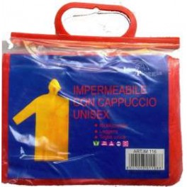 IMPERMEABILE USA E GETTA CON CAPPUCCIO IMPERMEABILE USA E GETTA CON CAPPUCCIO