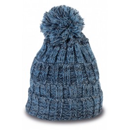 CAPPELLO CON POM POM E RISVOLTO 