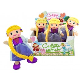 BAMBOLA DI PEZZA CAPELLI LUNGHI CM 30 