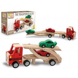 CAMION TRASPORTO AUTO LEGNO