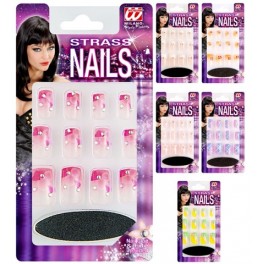 SET UNGHIE CON STRASS