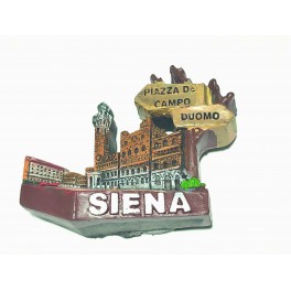 MAGNETE SIENA RESINA  PIAZZA DEL CAMPO