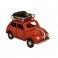 AUTO METALLO ROSSA C/VALIGIE