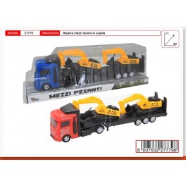 CAMION CON MEZZI DA LAVORO