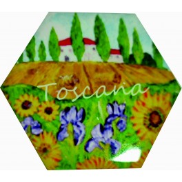 MAGNETE ESAGONALE TOSCANA  2