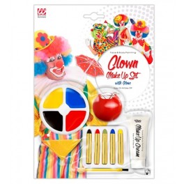 TRUCCHI CLOWN SET CON NASO