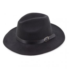 CAPPELLO CLASSICO DI LANA NERO 