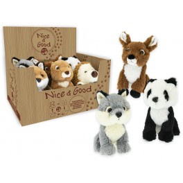 PELUCHE ANIMALI DEL BOSCO 6 ASS