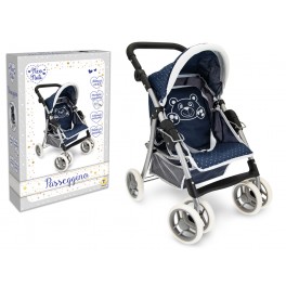 PASSEGGINO ORSETTO IN METALLO RECLINABILE CM 65