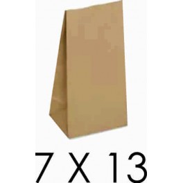 SACCHETTO CARTA AVANA CF 100 PZ  7 X 13