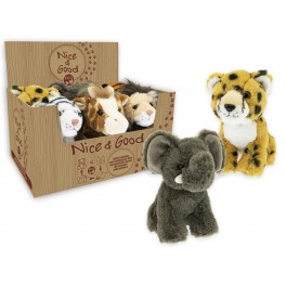 ANIMALI DELLA SAVANA PELUCHE CM 18