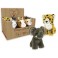 ANIMALI DELLA SAVANA PELUCHE CM 18