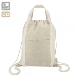 BORSA ZAINO COTONE RICLICLATO