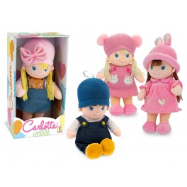 BAMBOLA IN PEZZA CM 35 CON CAPPELLO