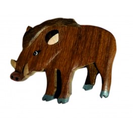 CALAMITA CINGHIALE LEGNO