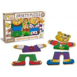 PUZZLE ORSETTI LEGNO 24 PZ 