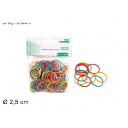 ELASTICI  COLORATI GR 50